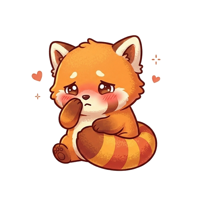 Mascot peeking